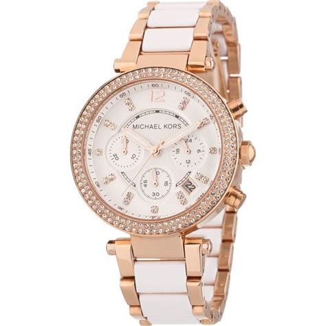 montre michael kors femme ceramique blanche|michael kors automatic women's watches.